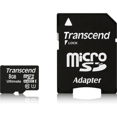 Transcend Information 8Gb Microsdhc Class10 U1, Mlc, 600X TS8GUSDHC10U1
